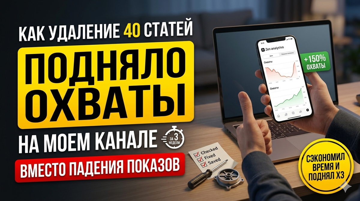 канал сделал х3