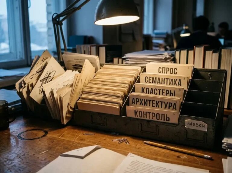    От хаоса запросов к управляемой структуре: семантика, кластеры, архитектура и контроль превращают поток в органические заявки. "Kontenium"