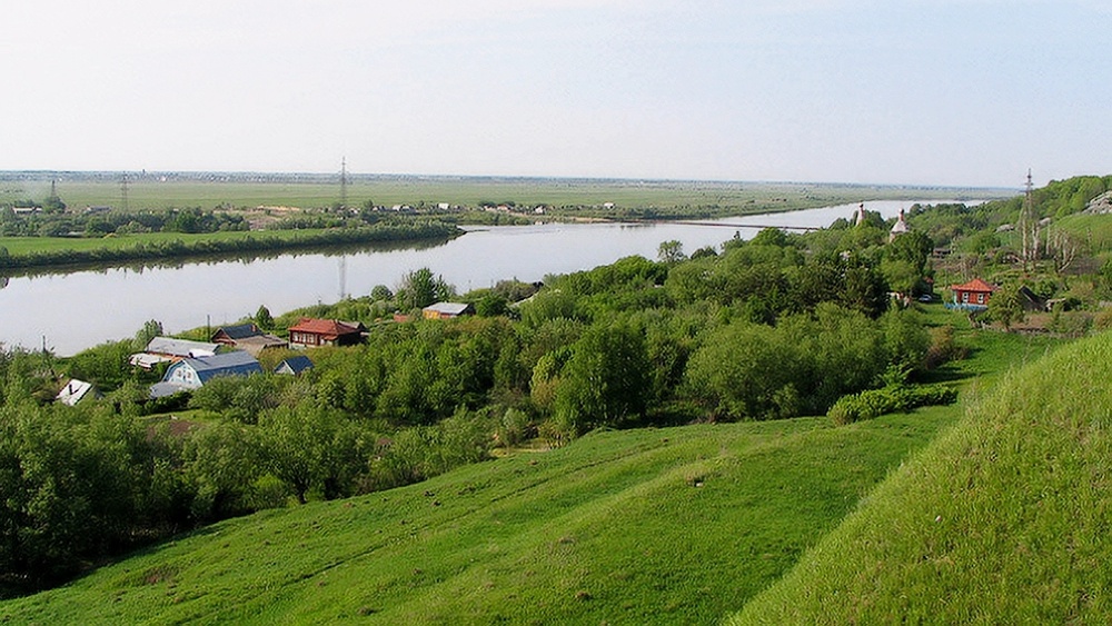 Вид на Оку от Спасска-Рязанского