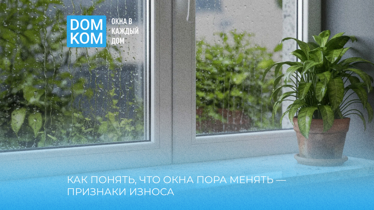 Как понять, что окна пора менять — признаки износа 