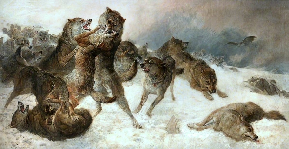 Джордж Годдард. Борьба за существование. 1800 г.