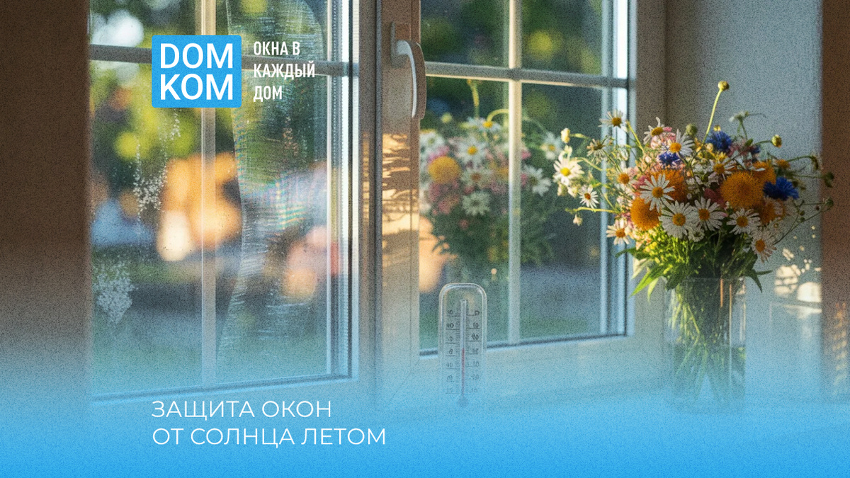 Защита окон от солнца летом