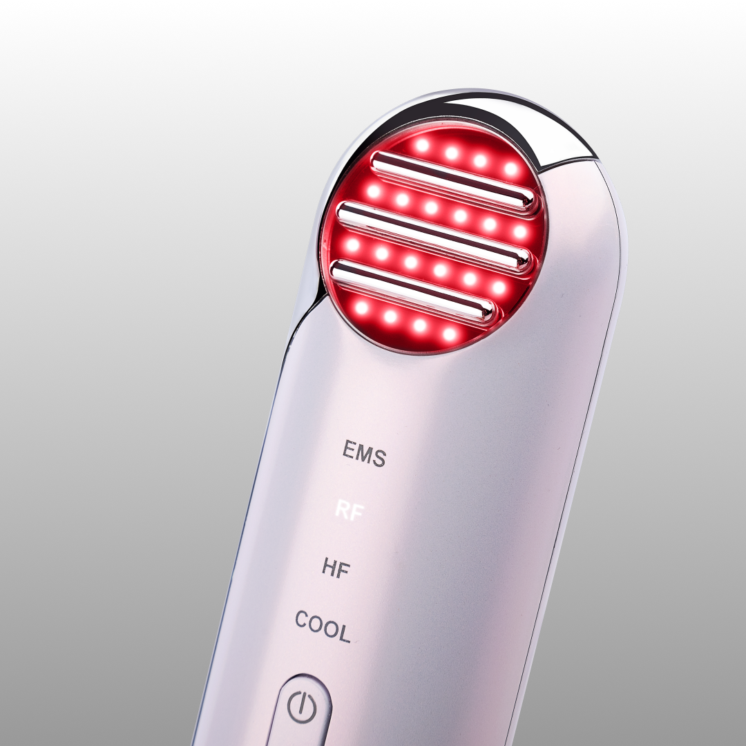 Режим RF-лифтинга в Splando сочетается с красным светом LED-терапии
