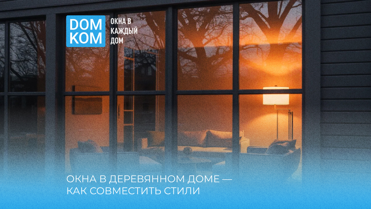 Окна в деревянном доме — как совместить стили