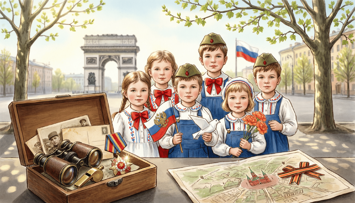 Подарки детям на 9 мая
