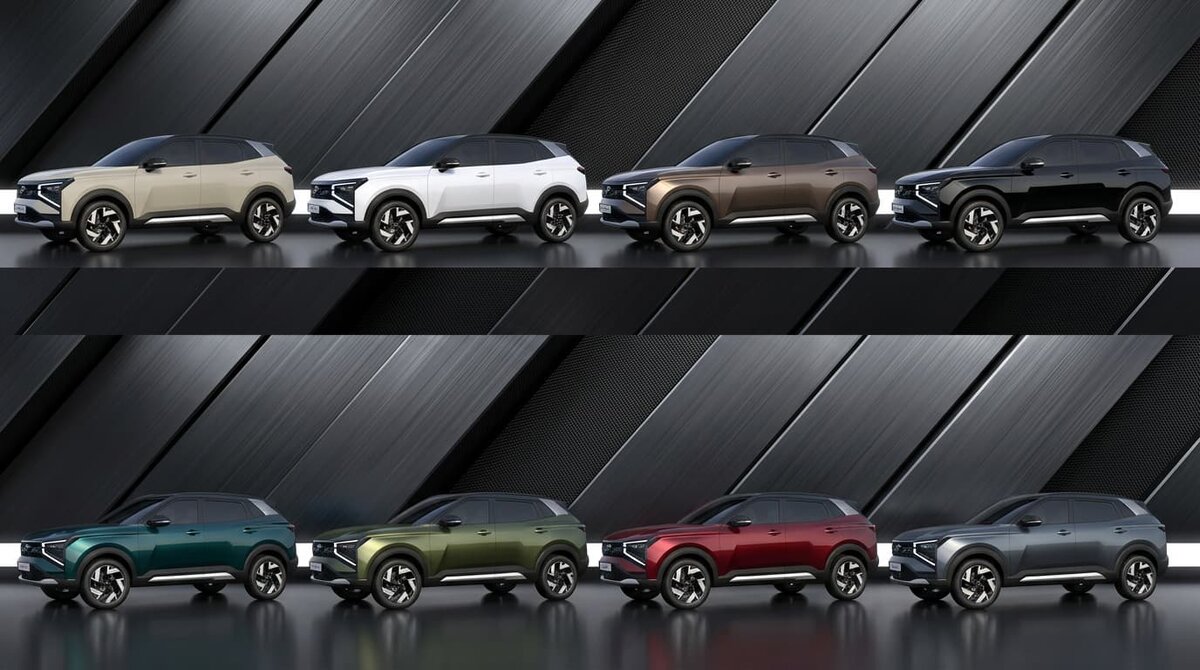    Цвета нового кроссовера Lada Azimut