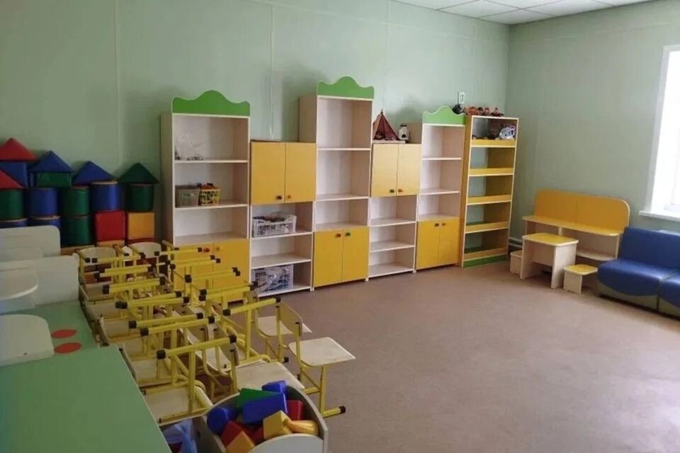    Обновленный детский сад в селе Мульта. Источник: t.me/turchak_andrey