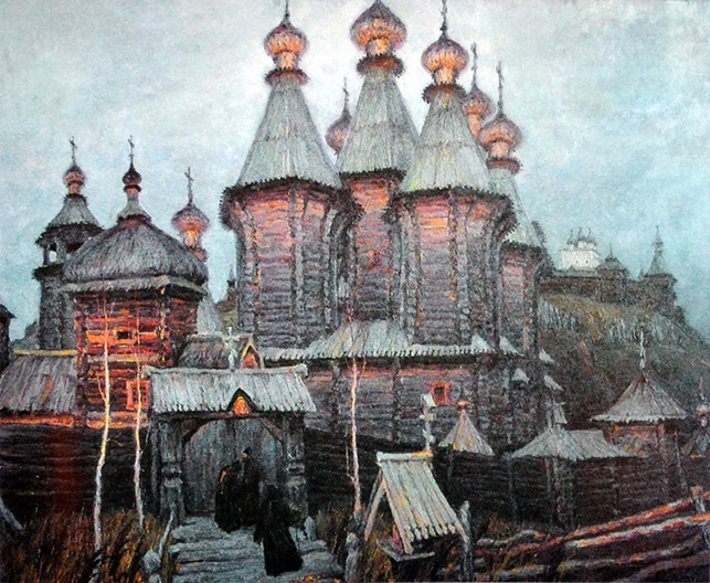 В. Попов. Успенский собор Свято-Трифонова монастыря (г. Хлынов). Середина XVII века