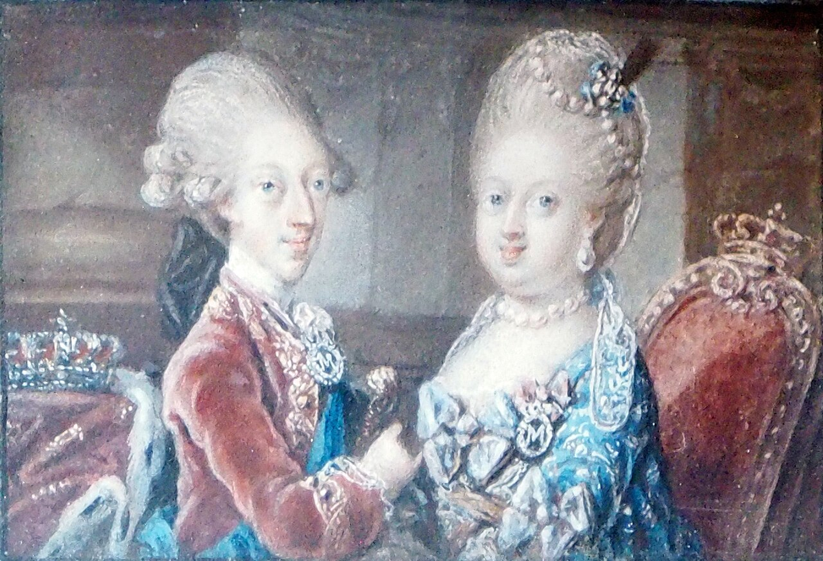 Кристиан VII и Каролина Матильда https://de.wikipedia.org/wiki/Christian_VII._(D%C3%A4nemark_und_Norwegen)