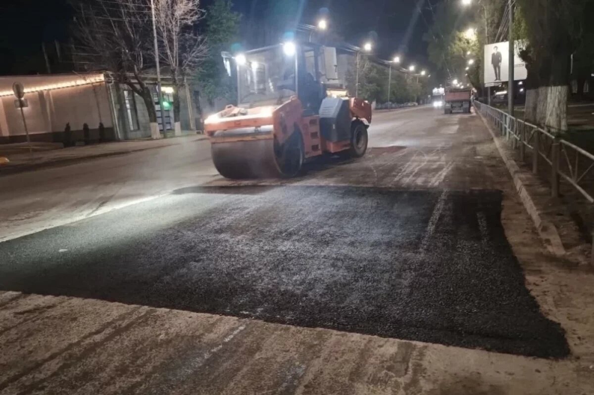   Дорожники выполнили ремонт на протяженности равной 16 футбольным полям