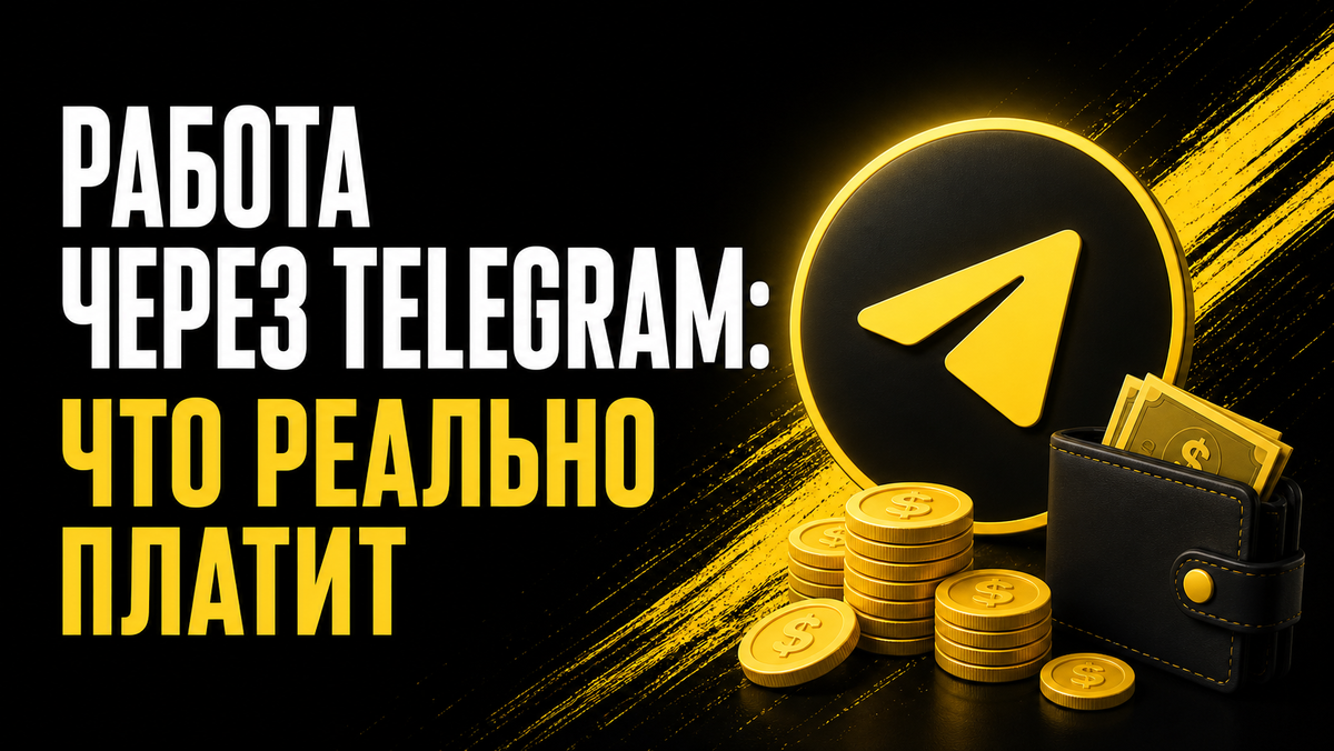 Работа через Telegram: кто реально платит?