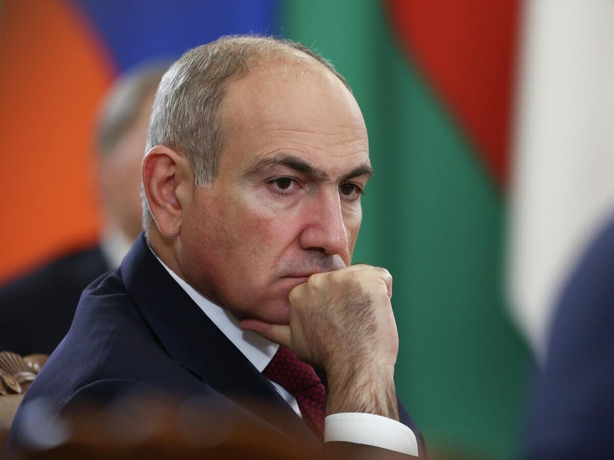    Премьер-министр Армении Никол Пашинян на заседании Высшего Евразийского экономического совета в узком составе в Санкт-Петербурге | © РИА Новости / POOL