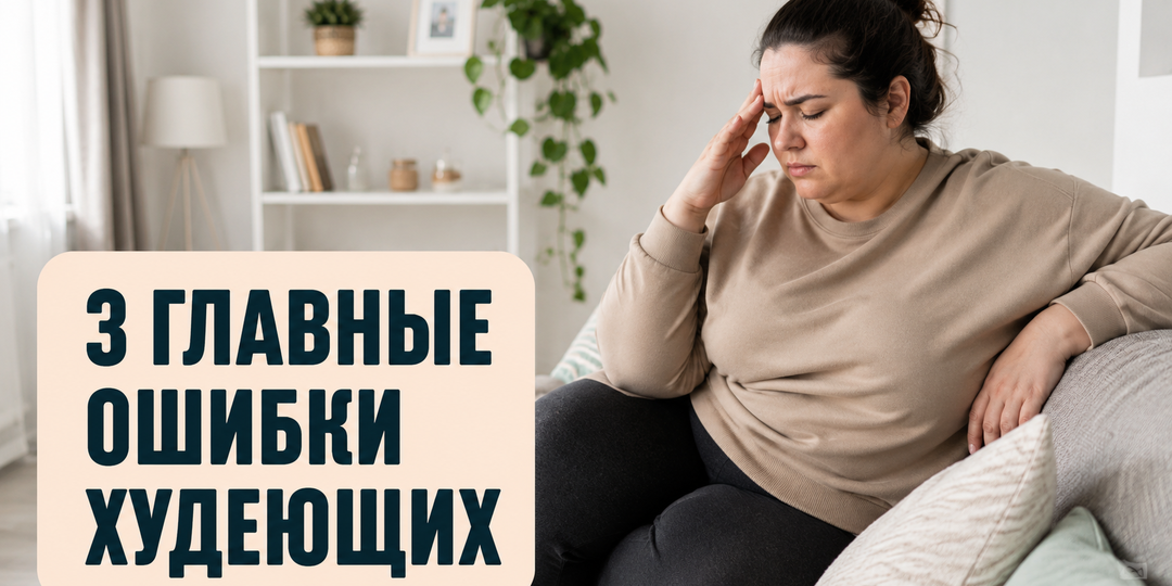 3 главных ошибки худеющих, о которых почти никто не говорит