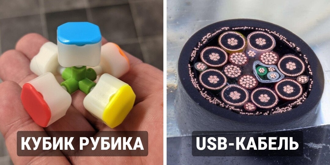 16 любопытных фото, которые показывают, что же таится внутри самых разных предметов