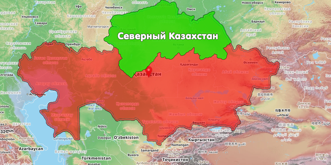 Посчитал русских в Северном Казахстане по каждой области – вот что вышло