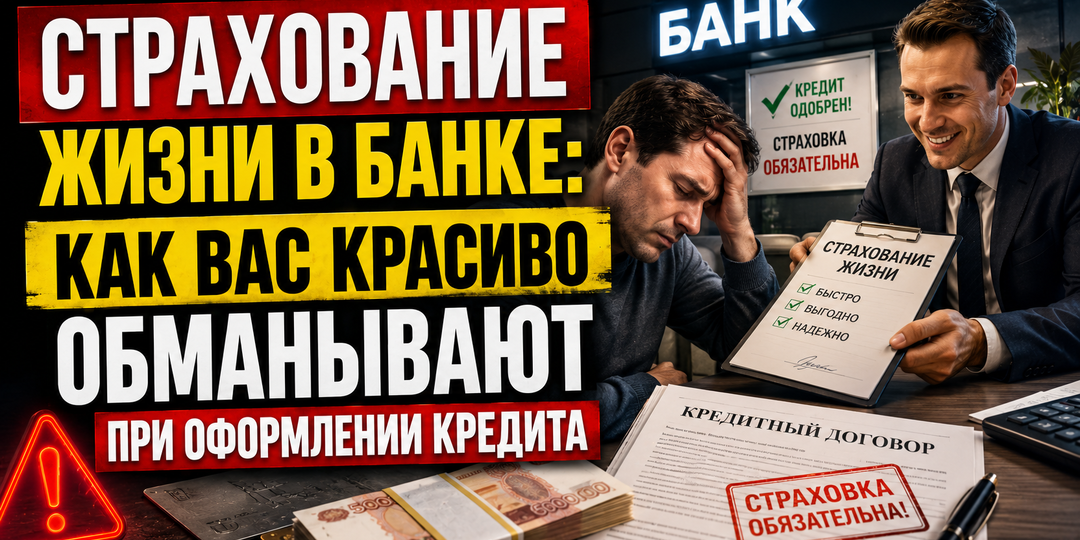 Страхование жизни в банке: как вас красиво обманывают при оформлении кредита