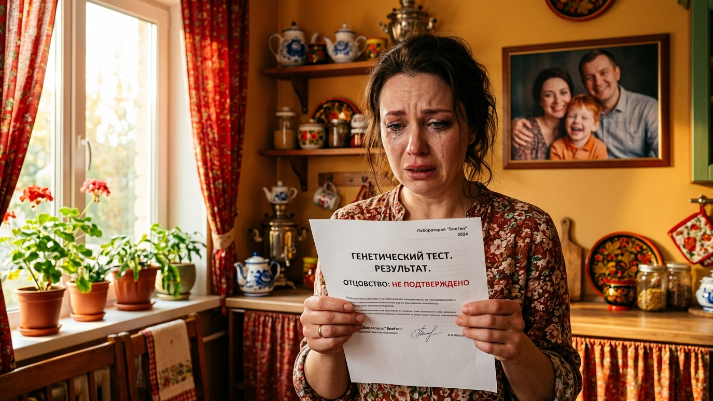 — В кабинете генетика я услышала: «Ваш муж не является биологическим отцом». Я смотрела на результат и не понимала, как это возможно, пока м