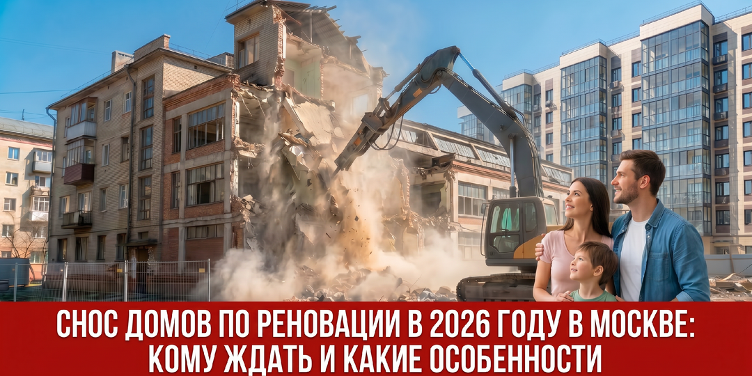 Снос домов по реновации в 2026 году в Москве: кому ждать и какие особенности