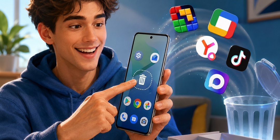 Какие приложения я удаляю с Android-смартфона сразу после покупки