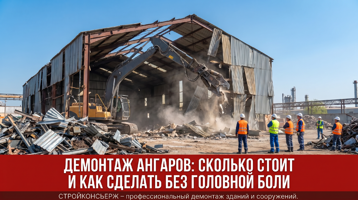 Демонтаж ангаров: сколько стоит и как сделать без головной боли