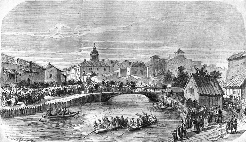 Торжественный въезд Карла в Бухарест 22 мая (по старому стилю 10 мая) 1866 года.