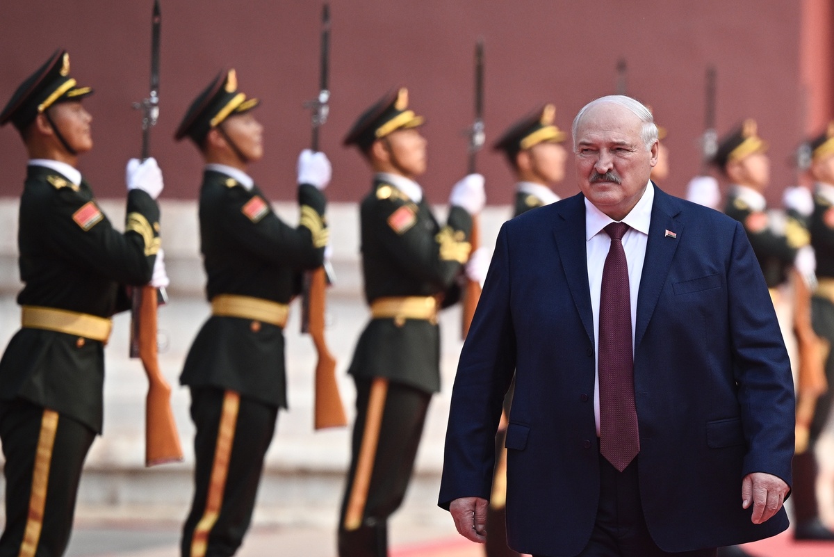    Президент Республики Беларусь Александр Лукашенко./Сергей Бобылев / РИА Новости