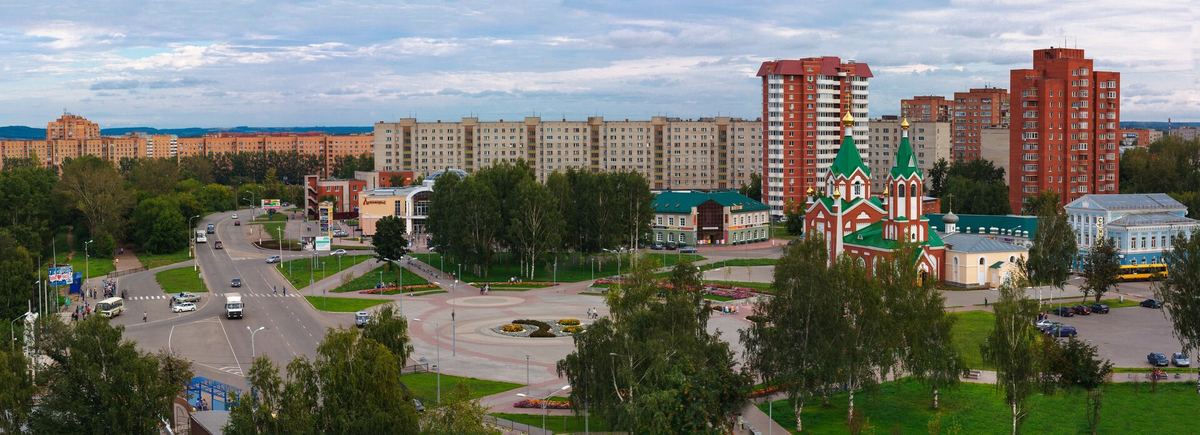 Глазов, современный вид