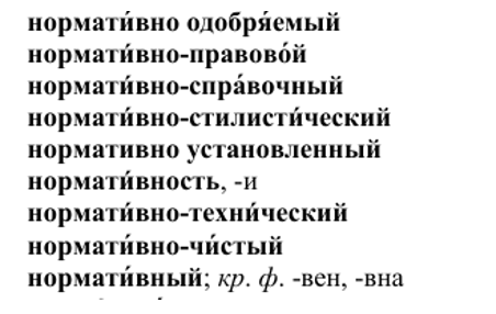 Рисунок 1. Орфографический словарь русского языка как государственного языка, разработанный Институтом русского языка имени В.В. Виноградова