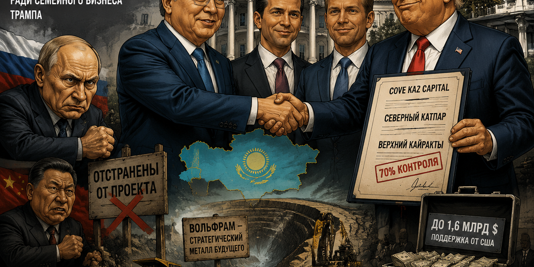 Токаев открыл семье Трампа доступ к стратегическим активам Казахстана, отодвинув Россию в сторону