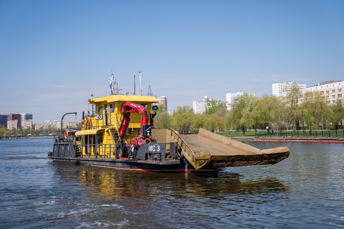 Коммунальный флот «Мосводостока» вышел на регулярные дежурства. Фото пресс-службы Комплекса городского хозяйства Москвы