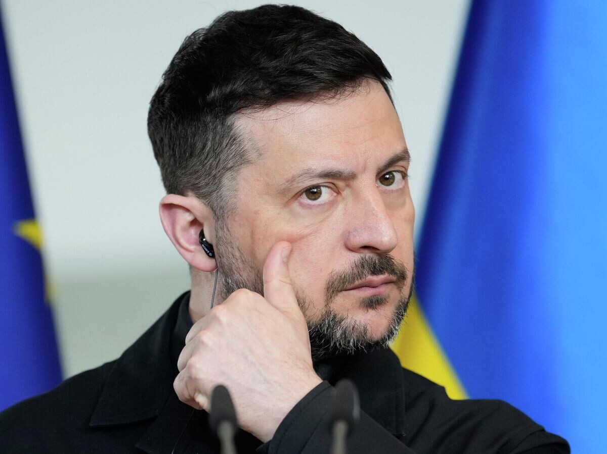    Владимир Зеленский во время пресс-конференции в Берлине | © AP Photo / Ebrahim Noroozi