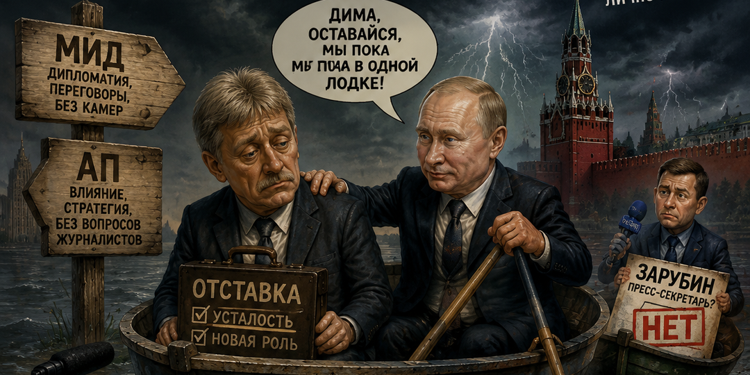 Инсайдер: «Песков просил Путина отпустить его в отставку, но получил отказ»