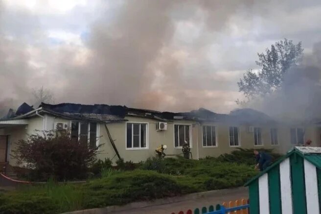 В Славянске-на-Кубани решат судьбу поврежденного пожаром корпуса детсада