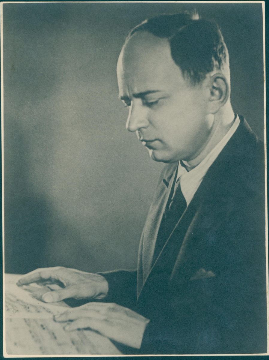 Композитор В.Я. Шебалин. 1942 г. Из фондов Российского национального музея музыки.