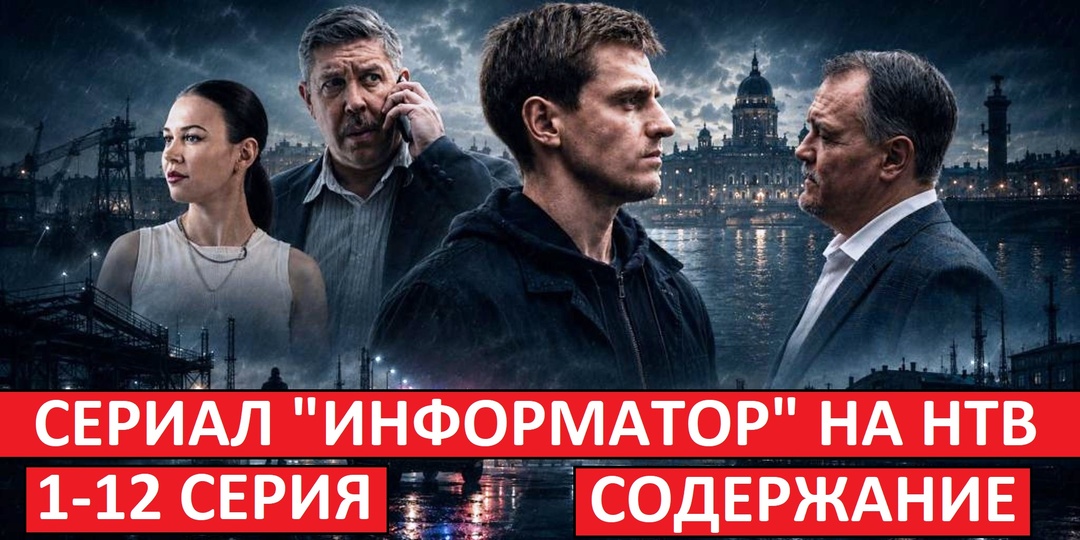Сериал Информатор на НТВ. Содержание всех 12 серий. Чем закончится сериал?