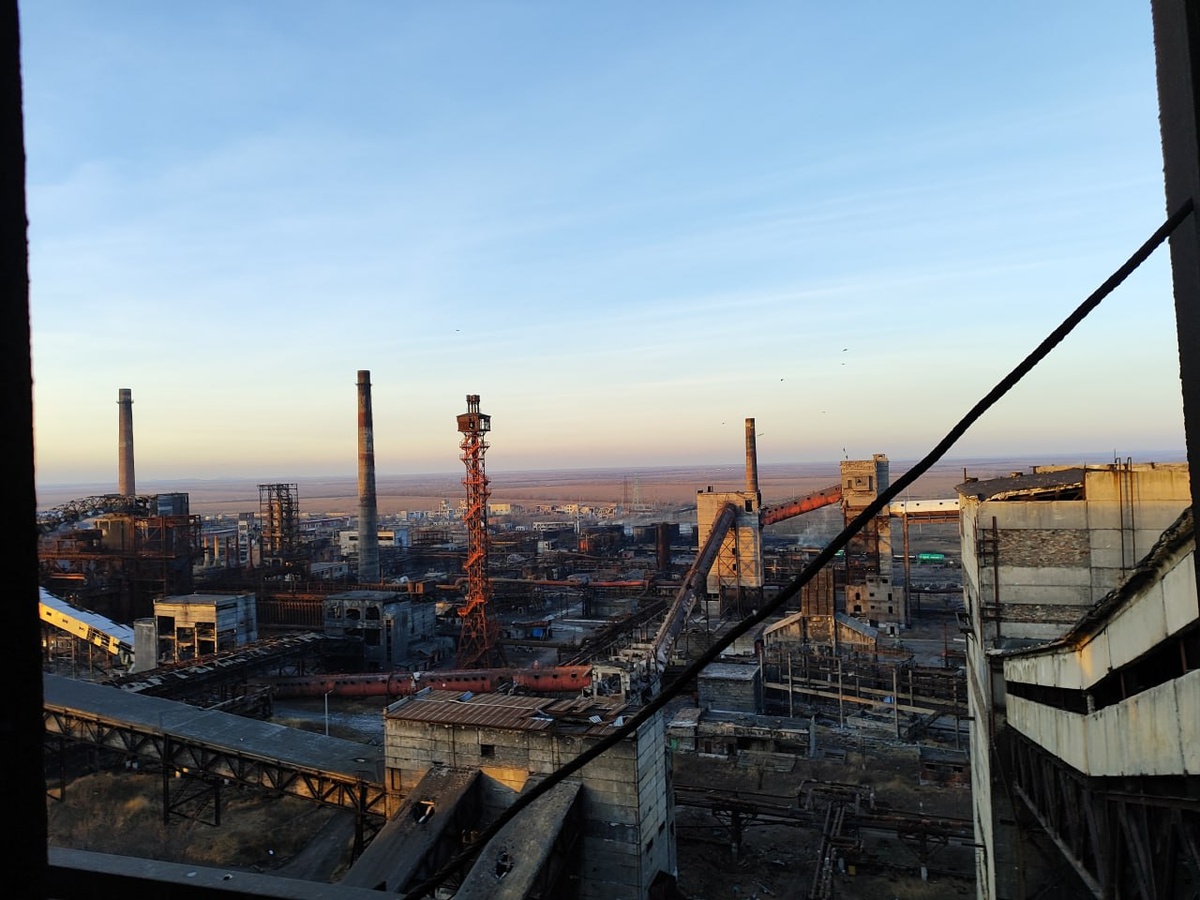 Вид с высоты Коксохима