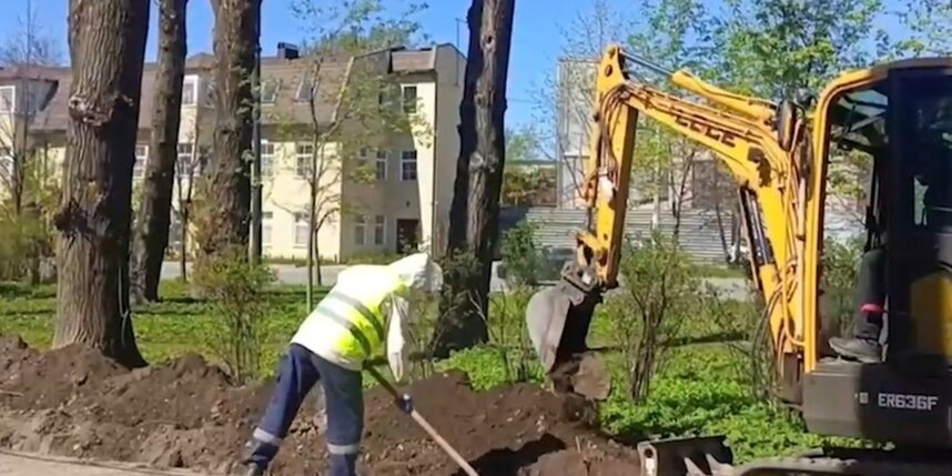 В квартале у метро "Нарвская" к концу 2026 года установят уличное освещение