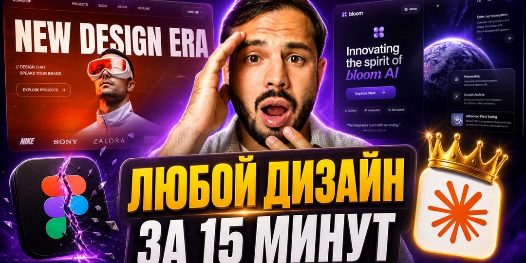 📺 Claude Design: делаем ПРОФЕССИОНАЛЬНЫЙ дизайн за 15 минут