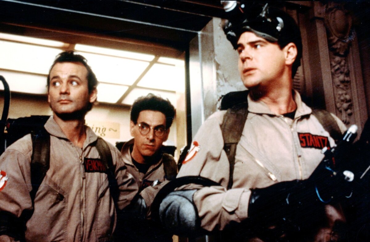    Кадр из фильма «Охотники за привидениями» (Ghostbusters)