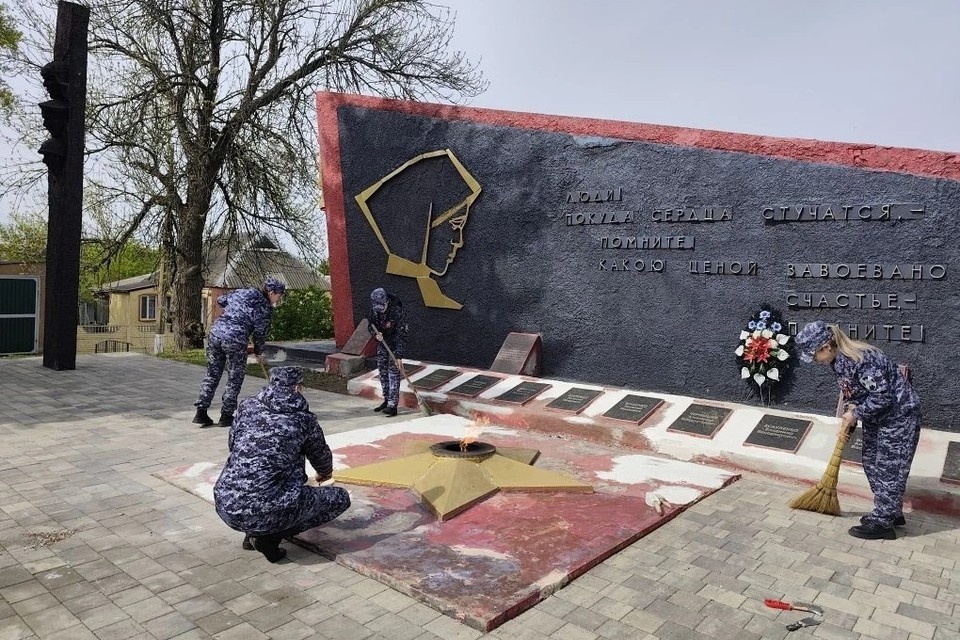    Работы проводились в разных уголках Республики. Фото: Росгвардия