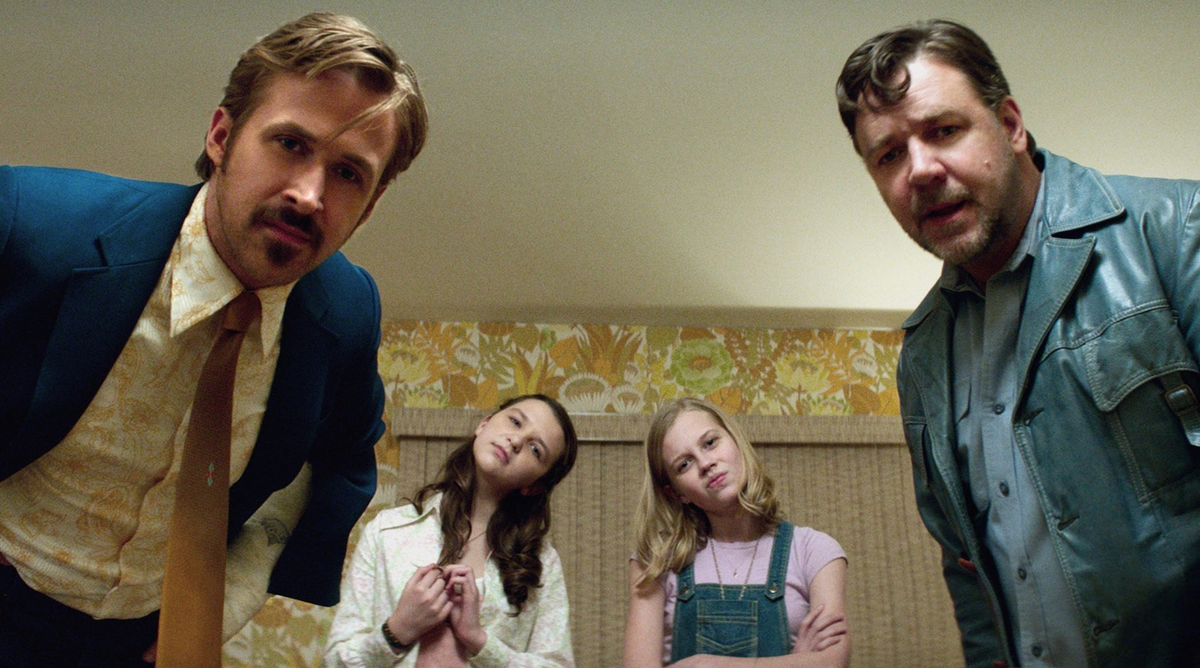 Кадр из фильма «Славные парни» (The Nice Guys, 2016)