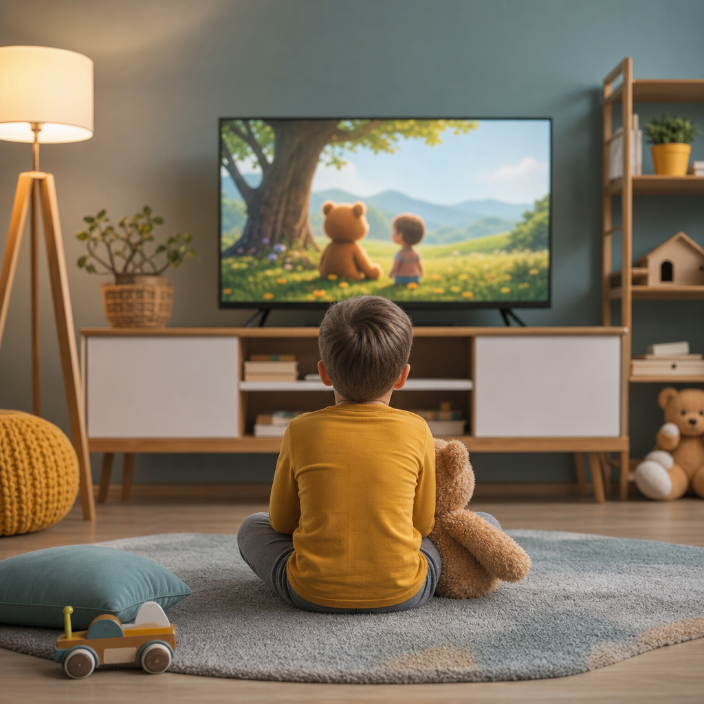 Как организовать полезное соседство ребенка и TV