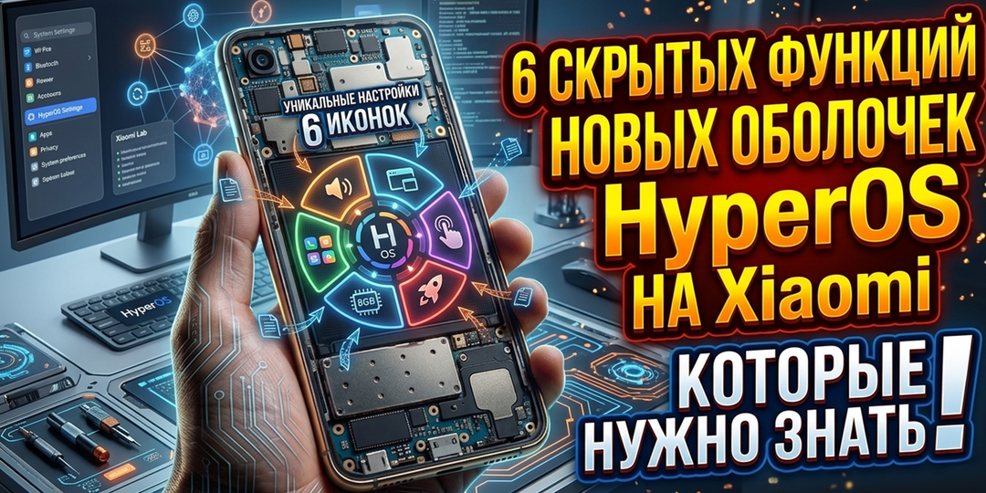 6 скрытых функций новых оболочек HyperOS на Xiaomi, которые нужно знать