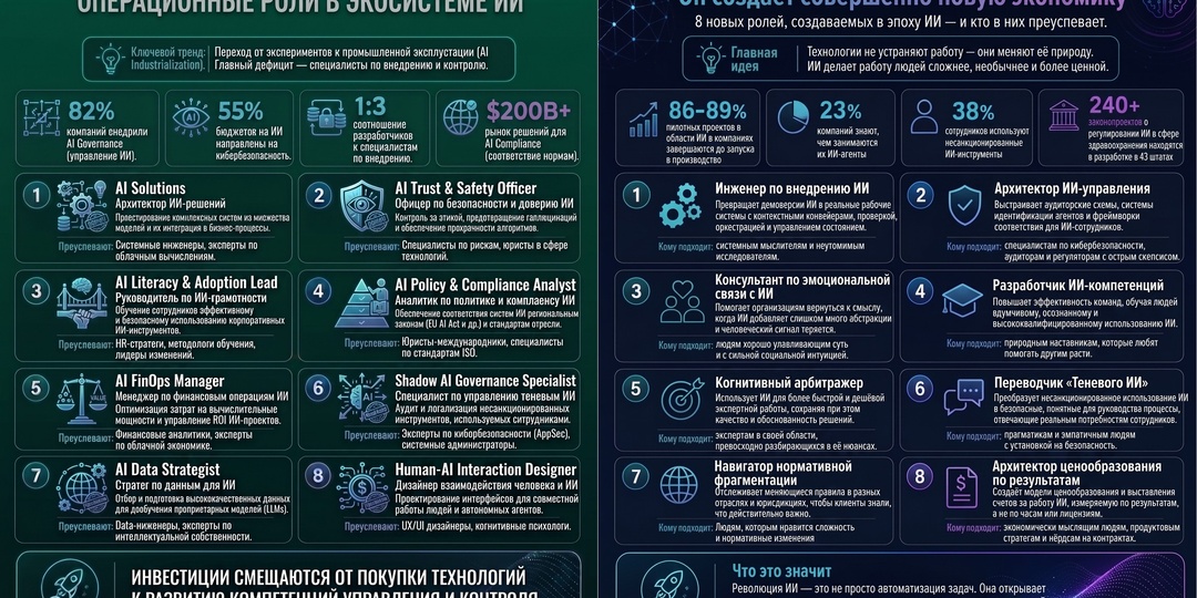 8 новых ролей на рынке труда 2027+, и кто в них преуспеет