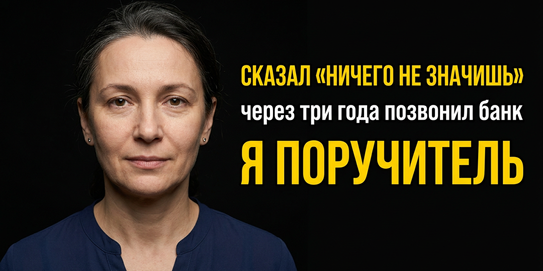 Муж ушёл к молодой и сказал что я ничего не значу. Через три года позвонили из банка. Оказалось я поручитель по его ипотеке с новой семьёй