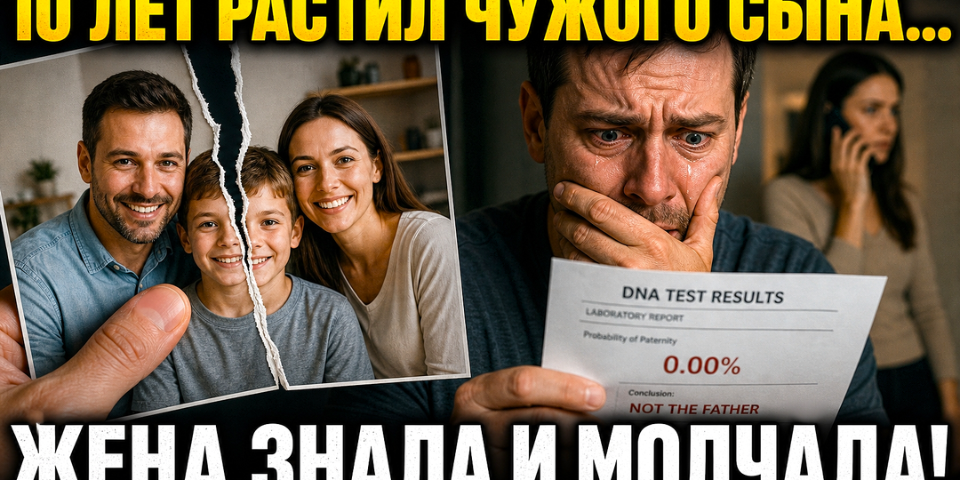 «Твой сын — не твой», — врач буднично смотрел в монитор. 10 лет я строил дом и пахал на двух работах, пока жена прятала результаты ДНК.
