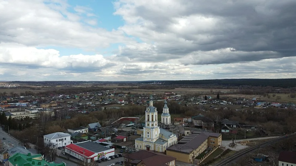 Козельск с высоты птичьего полета 