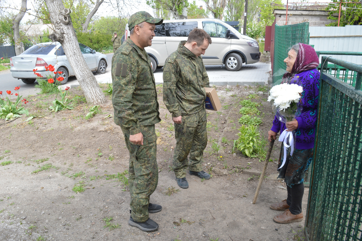 Поздравление участницы Великой Отечественной войны