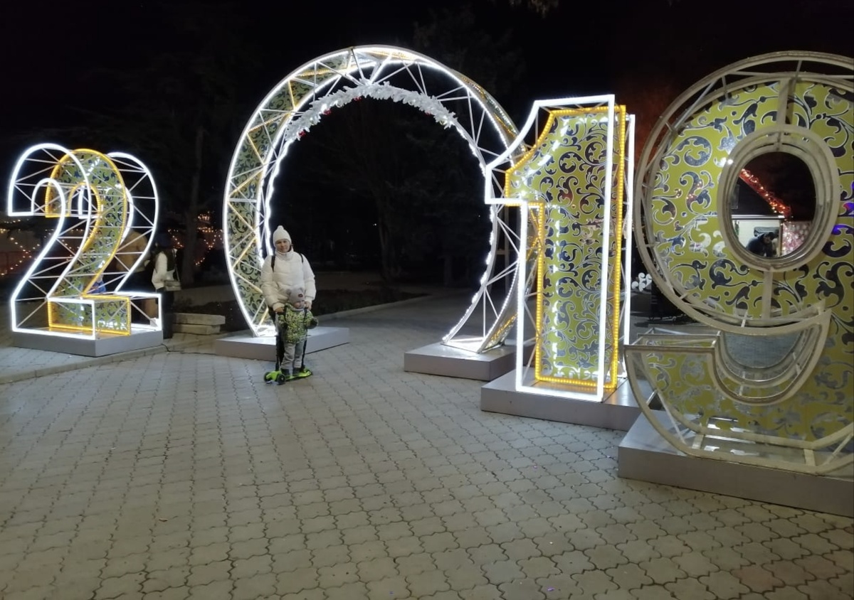Январь 2019г. Центральная площадь. 