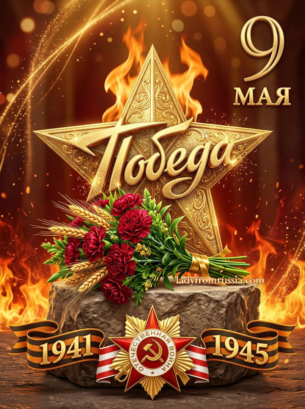 Красивая открытка с Днем Победы